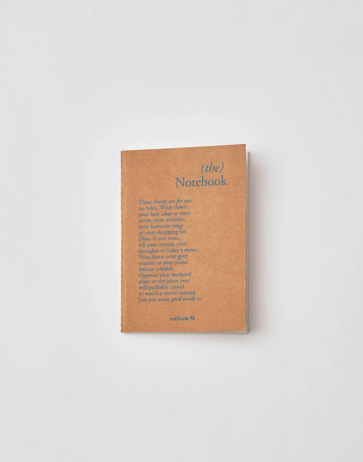 Natura Selection A6 Manifesto Notebook