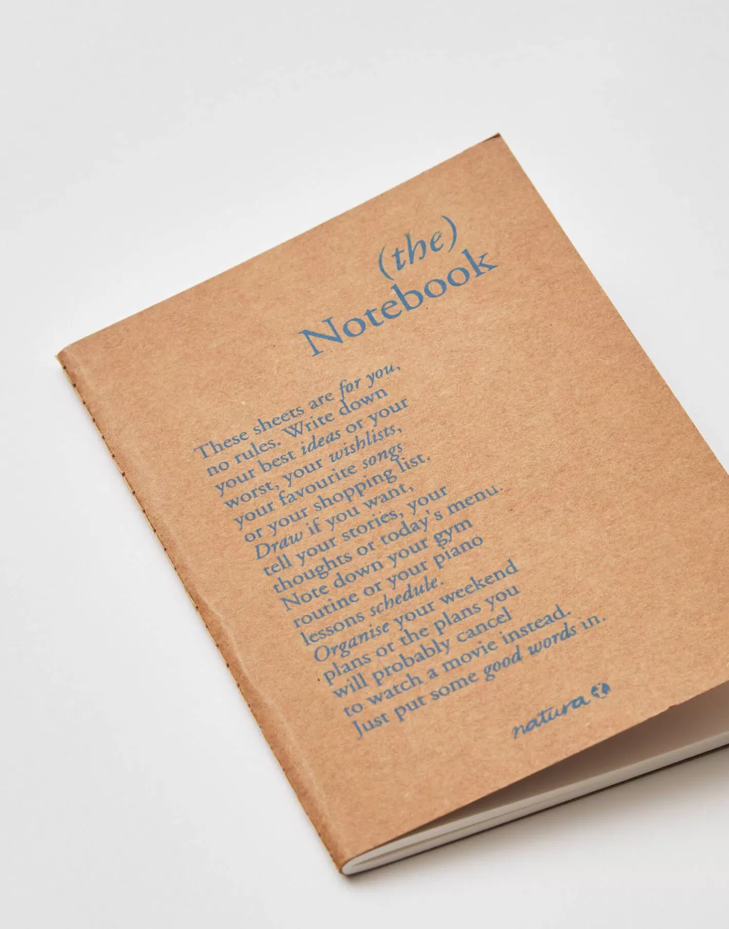 Natura Selection A6 Manifesto Notebook