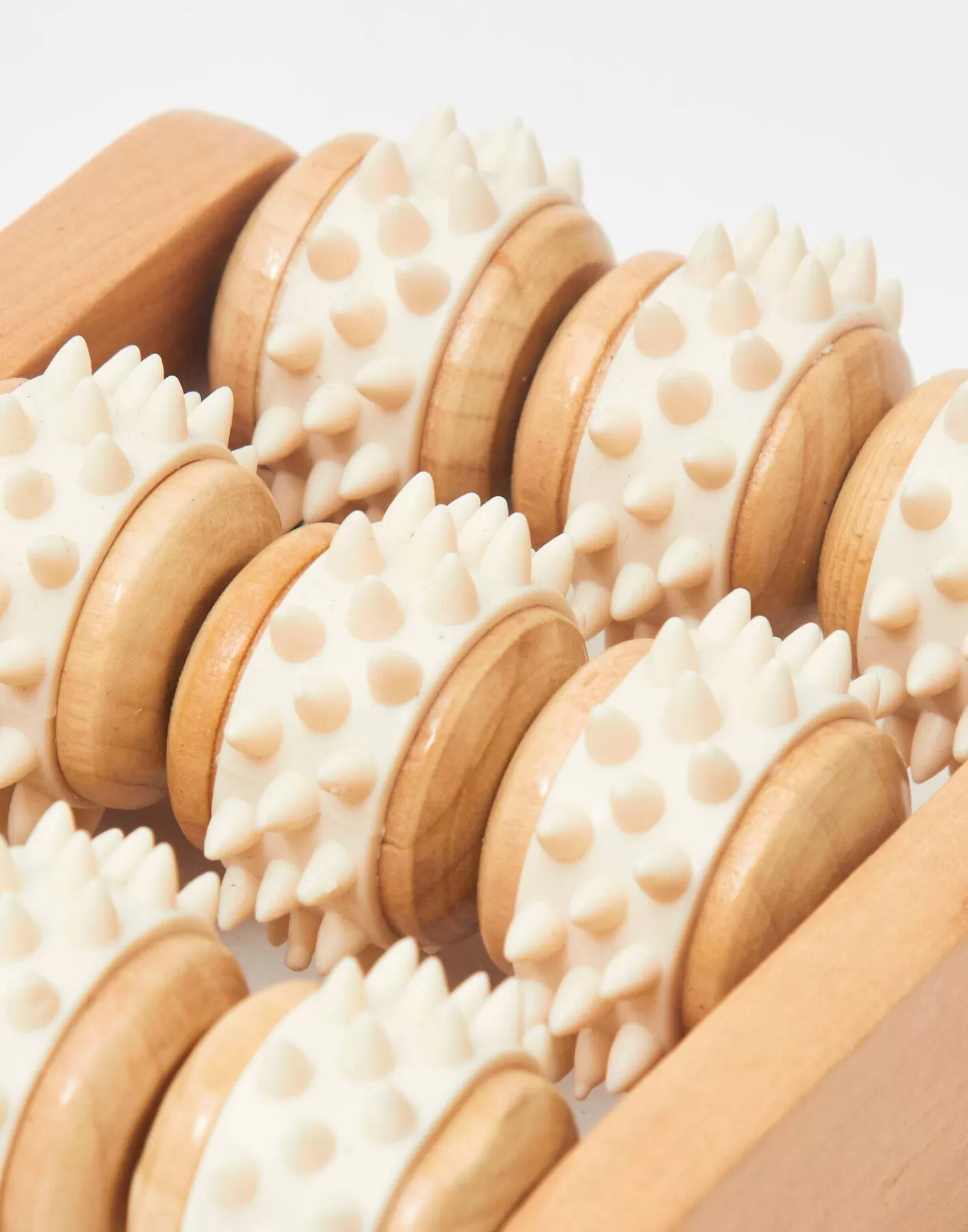 Natura Selection Wooden Massage Feet 9 Wheels